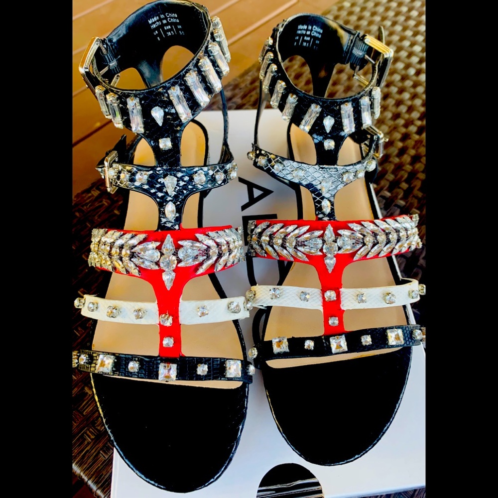 Aldo Brari Embellished Gladiator sandals